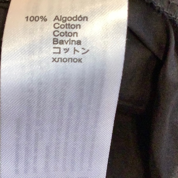 Terse Black 100% Cotton Ankle Pants - Picture 6 of 6